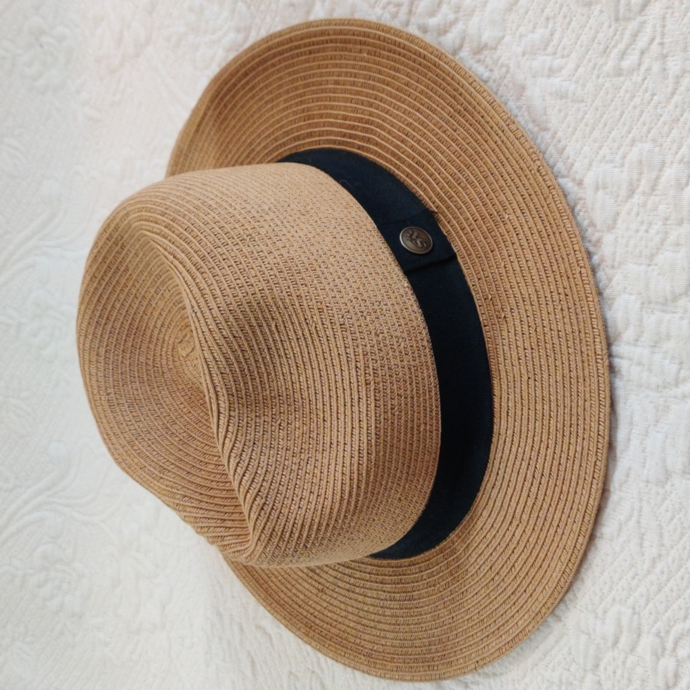 Sunday Afternoons Braided Weaved Paper/Poly Fedora Style Havana Hat